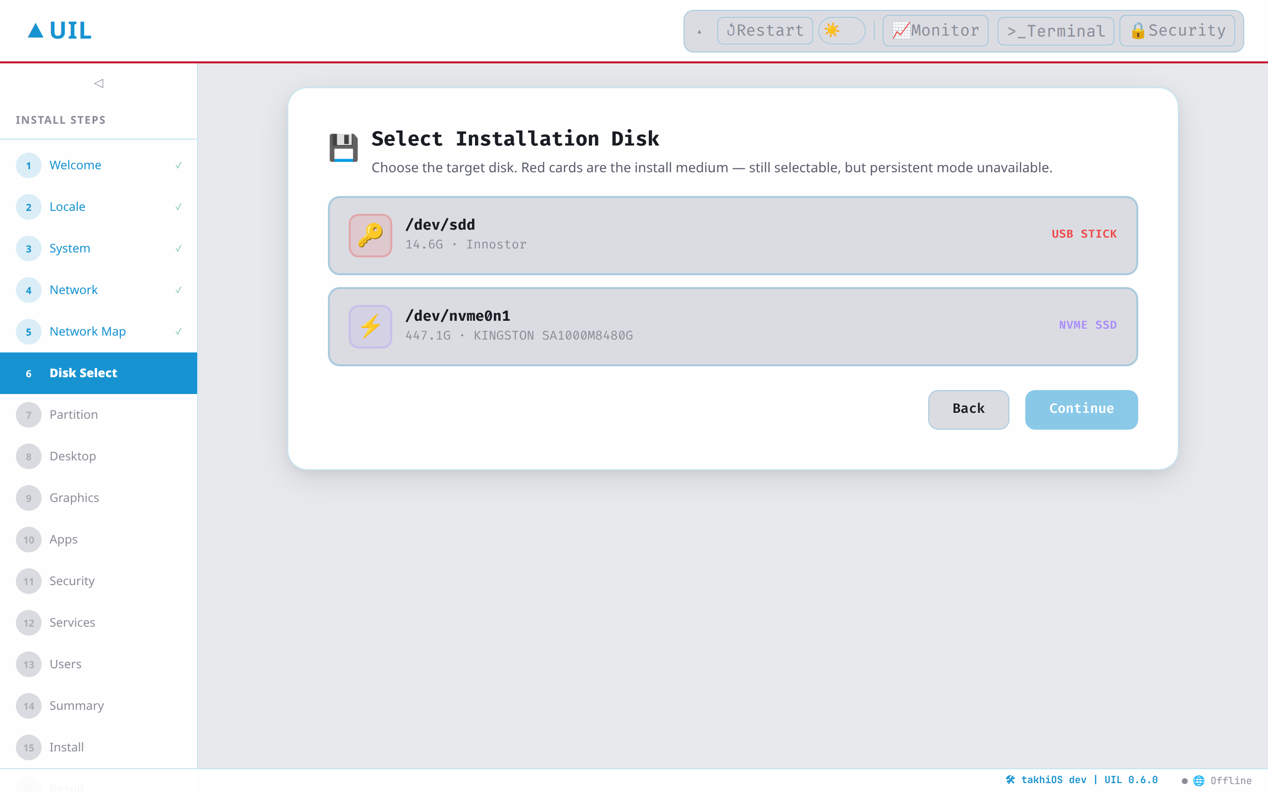 Disk Select